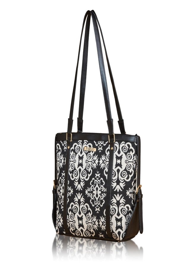 Fargo PU Canvas Women's Stylish Handbag (FGO-780) - Image 1